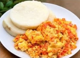 Yam and Egg Sauce